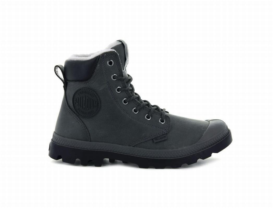 Palladium Pampa Sport Cuff Wps Muške Vodootporna Čizme Tamno Sive ||QV5193247||